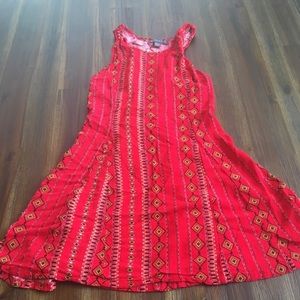 Kendall & Kylie Tribal Pattern Skater Dress